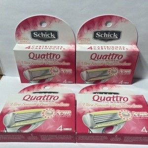 Schick Quattro Women Ultra Smooth Papaya Razor Blades Refills